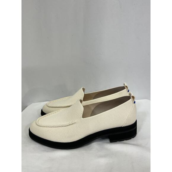 Rothy's 'The Lug' White Merino Wool Loafer Size 10.5 - NWT - Picture 1 of 5